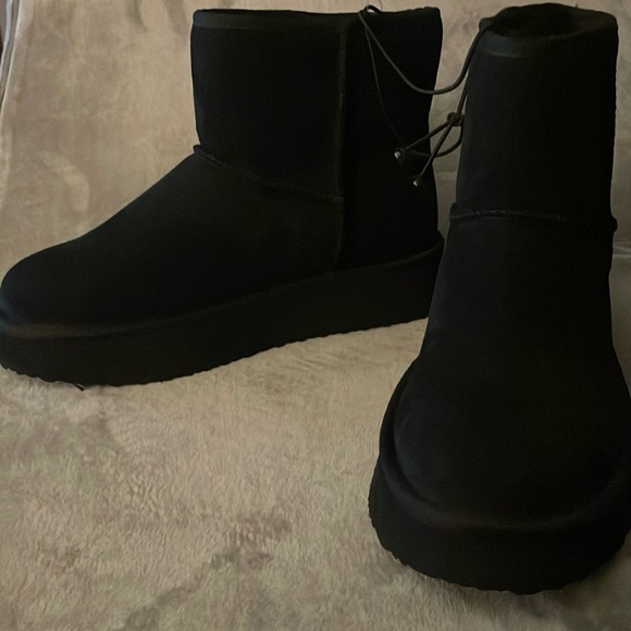 Arizona Jean Co Womens Ruthie Platform Flat Heel Winter Boots Size 9 NWT - Picture 4 of 9